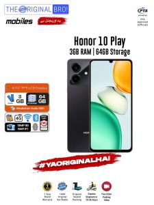 Honor Play 10 - 3GB RAM - 64GB Storage - Easy Monthly Installments - PTA Approved - 1 Year Official Warranty - The Original Bro Mobiles - TOB70